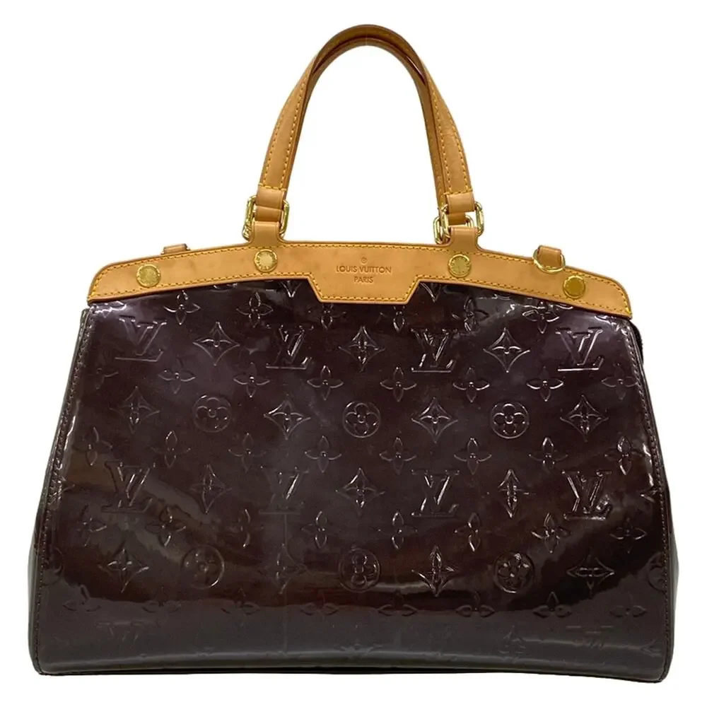 Louis Vuitton Brea MM Monogram Vernis Handbag M91619